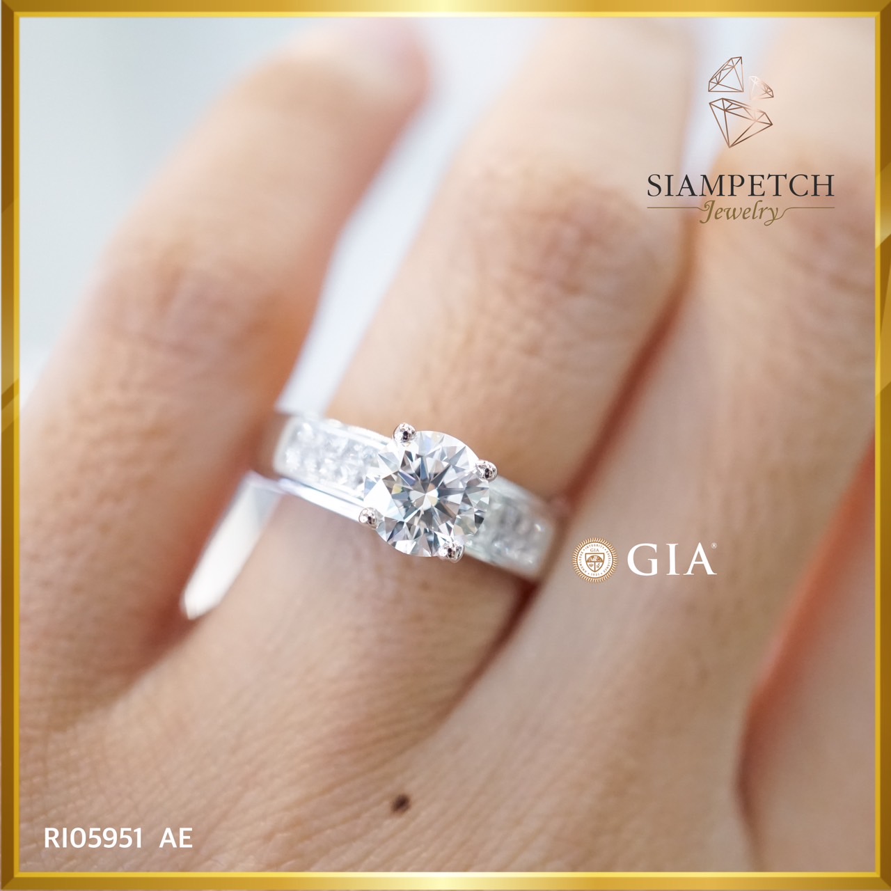 แหวนเพชรแท้ ร้านเพชรสยามเพชร style=