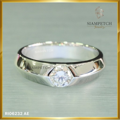 แหวนหมั้นเพชรชาย 0.50 กะรัต น้ำ 98 RI06232