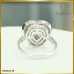 แหวนเพชรแท้ ดีไซน์รูปหัวใจ 1.55 กะรัต สี 98 RI06234