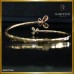 กำไลข้อมือเพชรแท้ สี 100 ประดับทับทิม BL01213