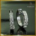 ต่างหูเพชรห่วง 0.80 กะรัต น้ำ98 ER03111