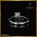 แหวนเพชรแท้ Asscher 1.50 กะรัต สี 94 VVS1 ใบเซอร์ GIA RI06290