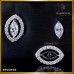 ต่างหูเพชร Marquise ล้อมแจ็ตเก็ต สี 100 ER03192
