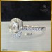 แหวนหมั้นเพชรแท้เม็ดกลาง 0.70 ใบเซอร์GIA  RI04490