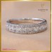 แหวนเพชรแถว สี 100 ตัวเรือน white gold 18K SE0012