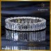 แหวนเพชรรอบวง Emerald Cut Eternity Ring  สี 100 RI05795