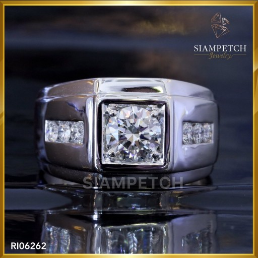 แหวนเพชรชาย 1.02 กะรัต สี 96 VS RI06262