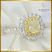 แหวนเพชร Cushion Cut 1.01 กะรัต ใบเซอร์ GIA RI06558