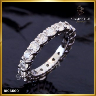 แหวนเพชรรอบวง Eternity Ring สี 98 RI06590