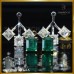 ต่างหูเพชรแท้ mix shape ใบเซอร์ GIA ประดับด้วยมรกตน้ำงาม ER03294