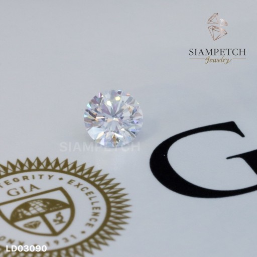 เพชรแท้ Round Shape 1.00 กะรัต สี 95 ใบเซอร์ GIA LD03090 เพชรแท้ Round Shape 1.00 กะรัต สี 95 ใบเซอร์ GIA LD03090
