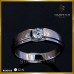 แหวนเพชรชาย 0.34 กะรัต สี 100 ใบเซอร์ GIA RI06165