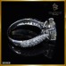 แหวนเพชรแท้ เม็ดยอด 5.02 กะรัต ฝังบนตัวเรือนทองคำขาว 18K RI06283