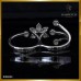 แหวน Two-Finger Ring ดีไซน์เก๋ เพชรขาวสี 100 RI06653