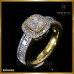 แหวนเพชรแท้ Princess cut สี 100 ประกบหน้าเท่า 1 กะรัต RI06665 แหวนเพชรแท้ Princess cut สี 100 ประกบหน้าเท่า 1 กะรัต RI06665