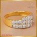 แหวนเพชแท้ สี99 ทรงหน้ากว้าง ฝังบนตัวเรือนทอง18K SE01484