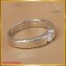 แหวนเพชแท้ เม็ดเดี่ยว 0.15 กะรัต ฝังบนตัวเรือนทองคำขาว18K SE01501