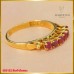 แหวนแถวทับทิม ฝังบน ตัวเรือนทอง18K SE0152
