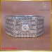 แหวนเพชร สี99 ทรงหน้ากว้าง บนตัวเรือนทองคำขาว 18K SE01589