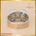 แหวนเพชรแท้ ดีไซน์ หน้ากว้าง เพชรสี100 ฝังบน ตัวเรือนทองคำขาว 18K SE01602