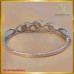 กำไลเพชรแท้ สี99 ดีไซน์สุดเก๋ ฝังบนตัวเรือนทองคำขาว18K  SE01623