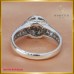 แหวนเพชรแท้ ฝังบนตัวเรือนทองคำขาว 18K SE01702