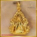 จี้พระพุทธชินราช ล้อมเพชรแท้ สี100 ฝังลงบนตัวเรือน ทอง18K SE01734