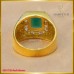 แหวนมรกต ล้อมเพชรแท้ ฝังบนตัวเรือนทอง18K SE01738