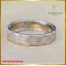 แหวนชายเพชรแท้ ดีไซน์สุดเรียบ ฝังตัวเรือนทองคำขาว 18K SE0190