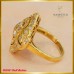 แหวนเพชรซีก ฝังบนตัวเรือนทอง18K SE0261