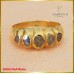 แหวนแถว เพชรซีก ฝังบนตัวเรือนทอง18K SE0524