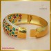 กำไลพลอยหลากสี ประดับเพชรแท้  สี98 ตัวเรือนทอง18K SE0628