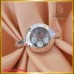แหวนเพชรดีไซน์สุดเก๋ ตัวเรือนทองคำขาว 18K SE07412