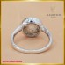 แหวนเพชรดีไซน์สุดเก๋ ตัวเรือนทองคำขาว 18K SE07412