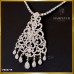 จี้เพชรแท้ทรง Chandelier 3.53 กะรัต สี 100 ลายฉลุสวยงาม PE00719