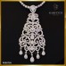 จี้เพชรแท้ทรง Chandelier 3.97 กะรัต สี 100 ลายฉลุสวยงาม PE00720